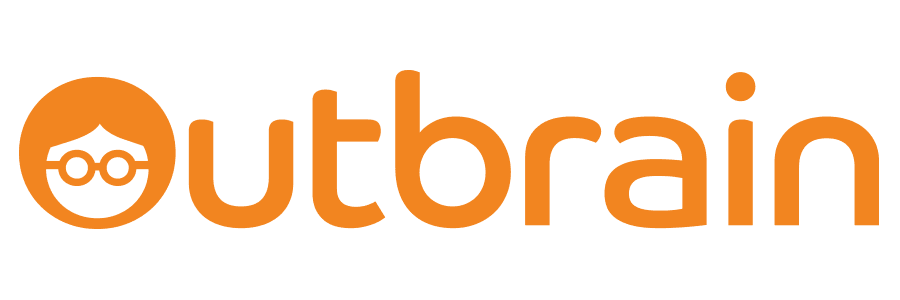 The Outbrain logo, a publishing and advertising software company.