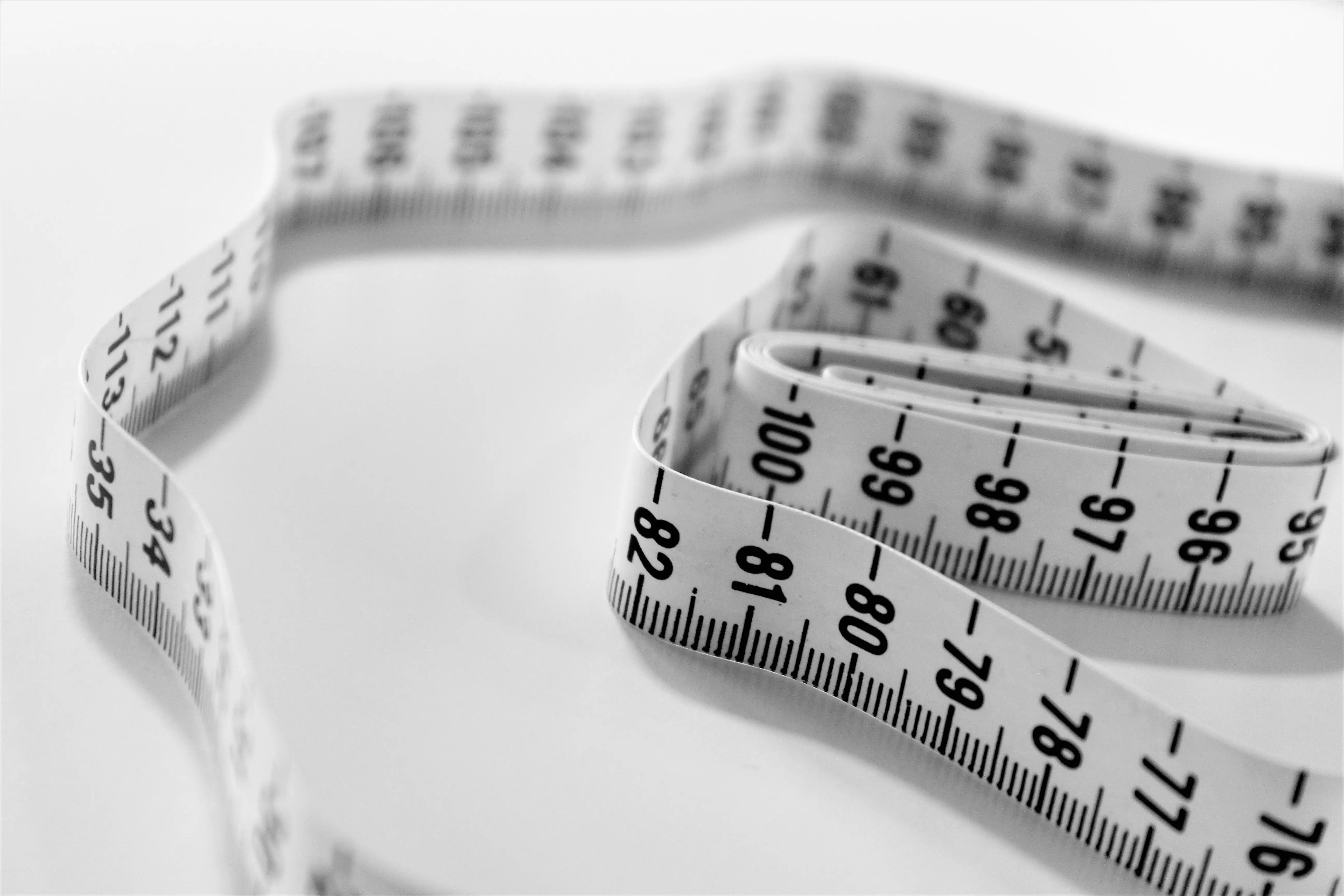 A length of measuring tape.